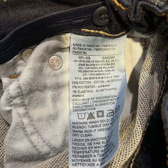 Levi Strauss Signature boys size 10 athletic adjustable jeans. - Picture 5 of 6